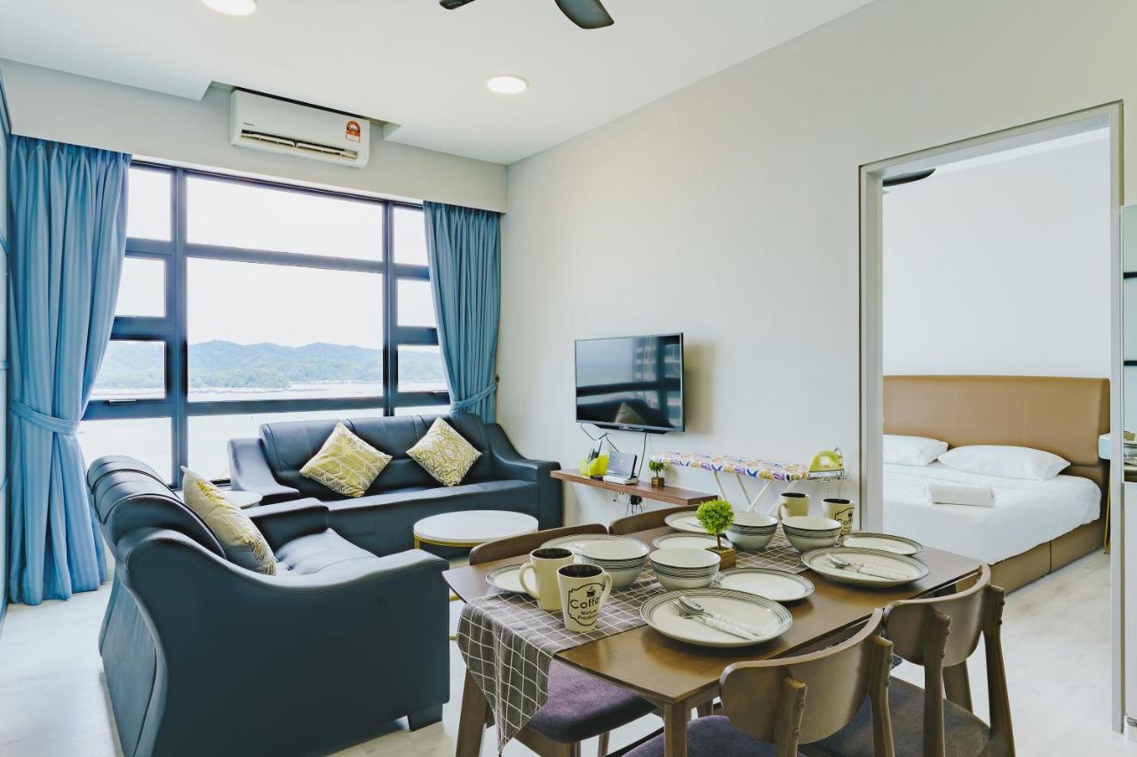 Full Seaview 2R1B Condo For 6Pax In Kota Kinabalu Kültér fotó