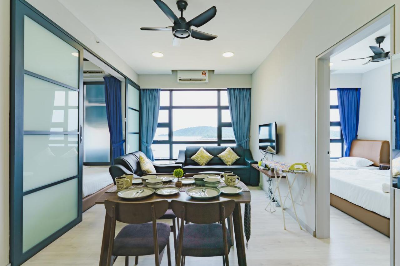 Full Seaview 2R1B Condo For 6Pax In Kota Kinabalu Kültér fotó