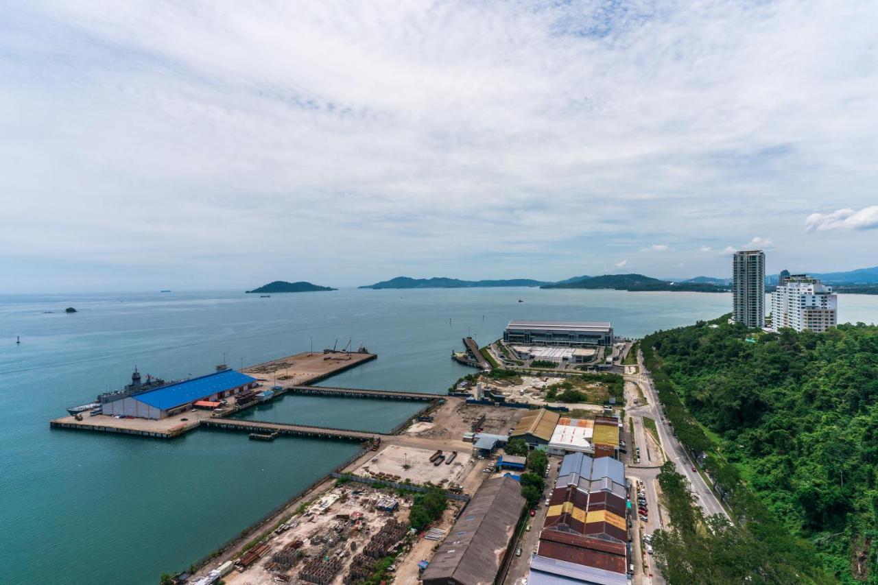 Full Seaview 2R1B Condo For 6Pax In Kota Kinabalu Kültér fotó