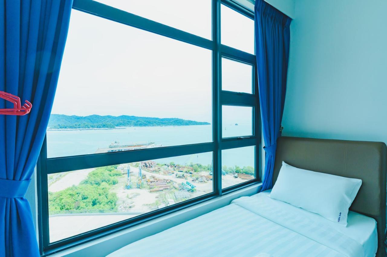 Full Seaview 2R1B Condo For 6Pax In Kota Kinabalu Kültér fotó